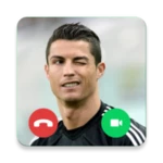 cristiano ronaldo video call android application logo